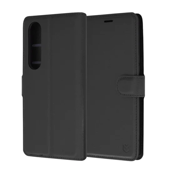 Калъф за Sony Xperia 1 VI - Кожено Протектор - Черен