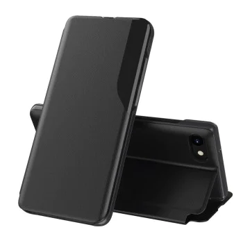 Калъф за iPhone 6 / 6s / 7 / 8 / SE 2, SE 2020 / SE 3, SE 2022 - Серия eFold - Черен