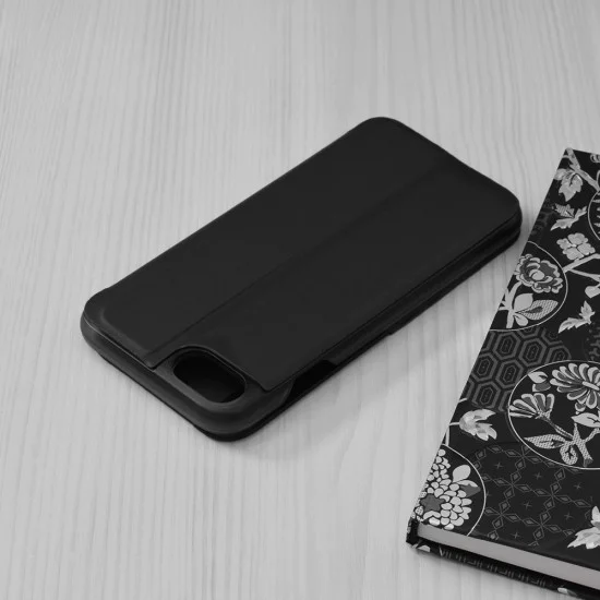 Калъф за iPhone 6 / 6s / 7 / 8 / SE 2, SE 2020 / SE 3, SE 2022 - Серия eFold - Черен