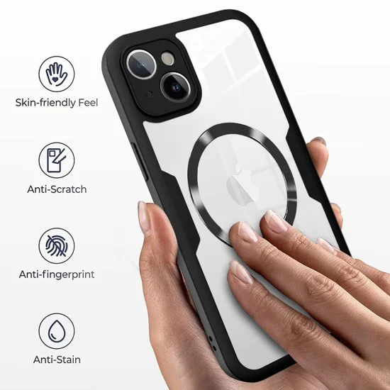 Калъф за iPhone 15 + калъф - ColorVerse 360 ​​MagSafe MagSafe Series - син