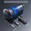 Baseus - Зарядно за кола (CCKX-C0A) - Type-C PD65W, USB QC4.0 - Clear