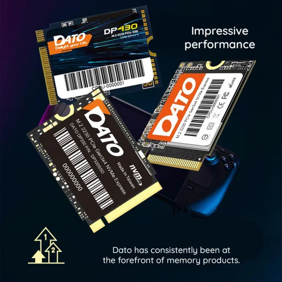 SSD - Dato - Вътрешен SSD (DP580-1TB) - PCIe Gen5x4, 1TB, до 9300MB/s - Черен