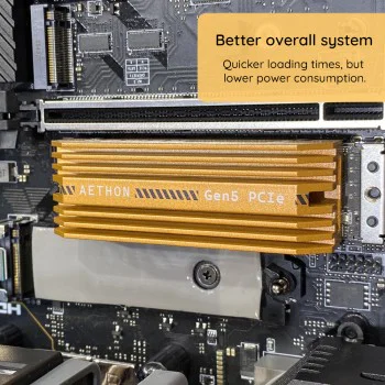 SSD - Dato - Вътрешен SSD Ares Aethon (ARSAT-4TB) - PCIe Gen5x4, 4TB, до 12000MB/s - Черен