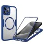 Калъф за iPhone 15 Pro + Протектор - ColorVerse 360 ​​MagSafe MagSafe Series - син
