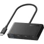Докинг станция, 10Gbps, 100W, 4x Type-C - Anker (A8340GA1) - Черен
