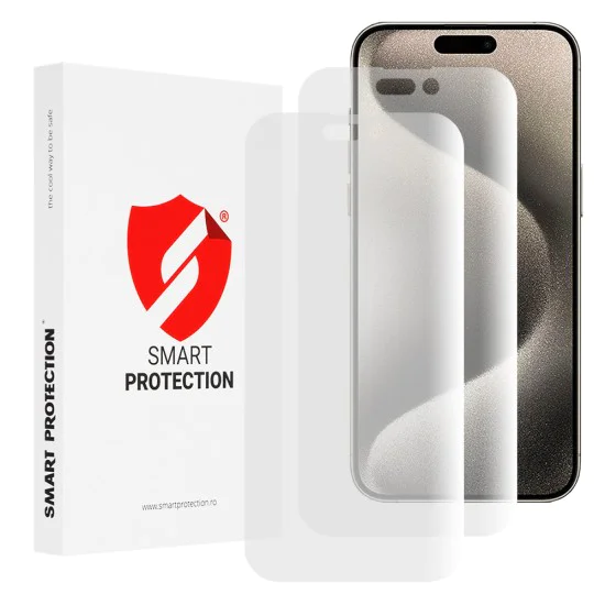 Протектор - самолекуващ [2 броя] за iPhone 15 Pro Max - Smart Protection Classic - Прозрачен