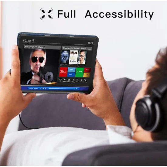 Калъф за Samsung Galaxy Tab A 10.1 2019 T510/T515 - FoldPro - син