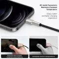 Кабел за данни USB към Lightning 2.4A 2.4A, 2m - Baseus Cafule (CALJK-B01) - черен