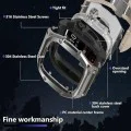 Калъф за Apple Watch 4 / 5 / 6 / SE (44mm) + каишка - ShellBox Waterproof IP68 - Gold