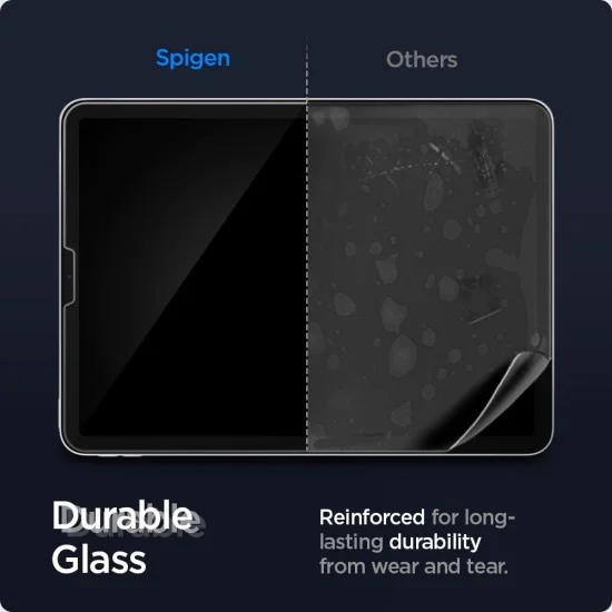 Протектор за Apple iPad Air 4 / 5 (2020/2022) / iPad Pro 11 (2020/2021) - Spigen Glas.tR EZ FIT - Прозрачен