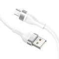 Кабел за данни с USB конектори, Type-C 60W, 1.2m - Lito (LD02) - Бял