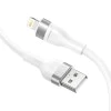 Кабел за данни с USB конектори, Lightning 60W, 1.2m - Lito (LD02) - Бял