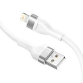 Кабел за данни с USB конектори, Lightning 60W, 1.2m - Lito (LD02) - Бял