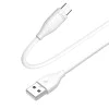 Кабел за данни с USB конектори, Type-C 60W, 1m - Lito (LD03) - Бял