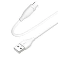 Кабел за данни с USB конектори, Type-C 60W, 1m - Lito (LD03) - Бял