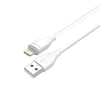 Кабел за данни с USB конектори, Lightning 60W, 1m - Lito (LD03) - Бял