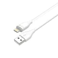 Кабел за данни с USB конектори, Lightning 60W, 1m - Lito (LD03) - Бял
