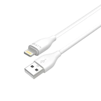 Кабел за данни с USB конектори, Lightning 60W, 1m - Lito (LD03) - Бял