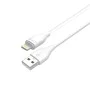 Кабел за данни с USB конектори, Lightning 60W, 1m - Lito (LD03) - Бял
