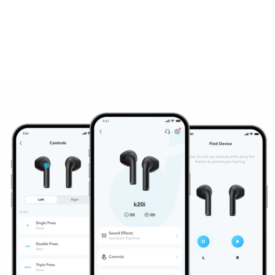 Fara Fir Bluetooth 5.3, шумопотискане, IPX5 - Anker SoundCore K20i (A3994G31) - син
