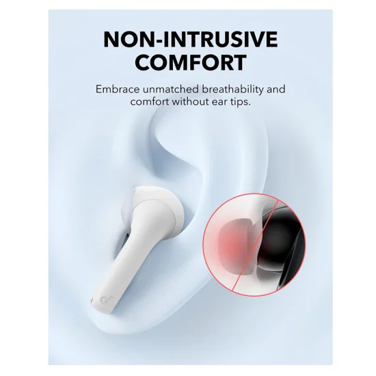 Fara Fir Bluetooth 5.3, шумопотискане, IPX5 - Anker SoundCore K20i (A3994G21) - бял