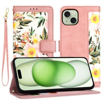 Калъф за iPhone 15 Plus - FlipCraft - Sweetheart Pink