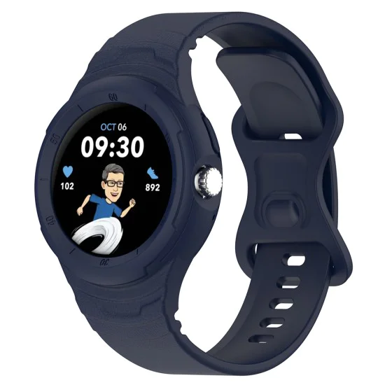 Каишка за Google Pixel Watch / Watch 2 / Watch 3 41 мм - Каишка за часовник (W066) - Тъмносиньо