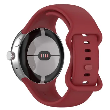 Каишка за Google Pixel Watch 3 45 мм - Каишка за часовник (W031) - Бордо