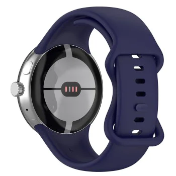 Каишка за Google Pixel Watch / Watch 2 / Watch 3 41 мм - Каишка за часовник (W031) - Тъмносин
