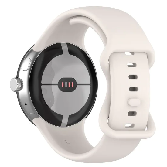 Каишка за Google Pixel Watch 3 45 мм - Каишка за часовник (W031) - Кремаво бяло