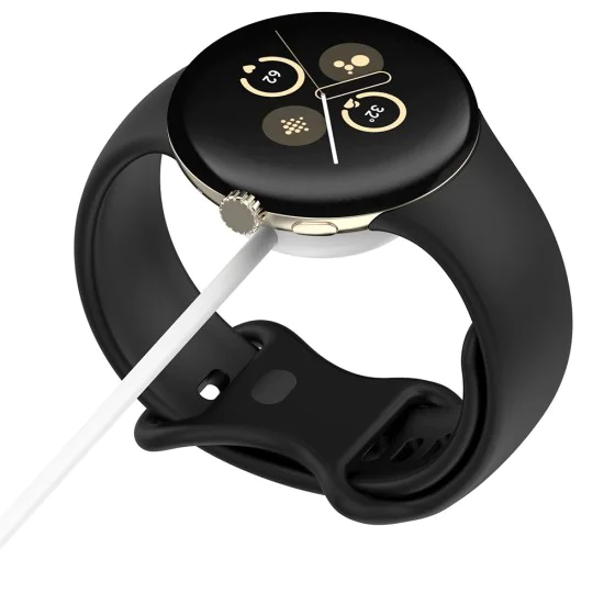 Зарядно за Google Pixel Watch 3 (41mm, 45mm) / 2 / Fitbit Ace LTE, Type-C - (THC5) - Бяло