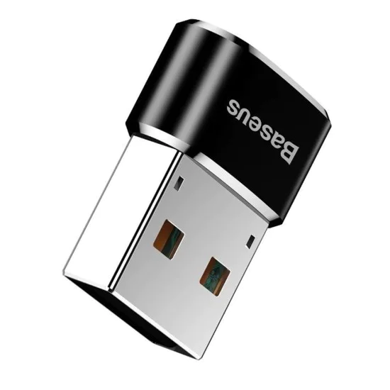 OTG Type-C към USB адаптер - Baseus (CAAOTG-01) - черен