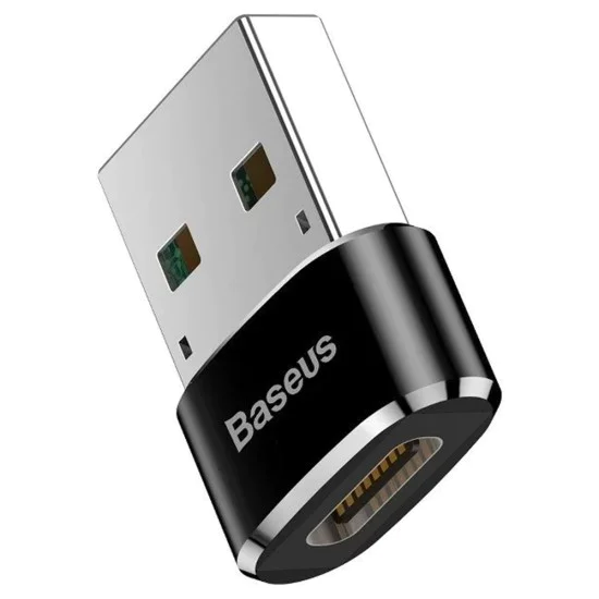 OTG Type-C към USB адаптер - Baseus (CAAOTG-01) - черен