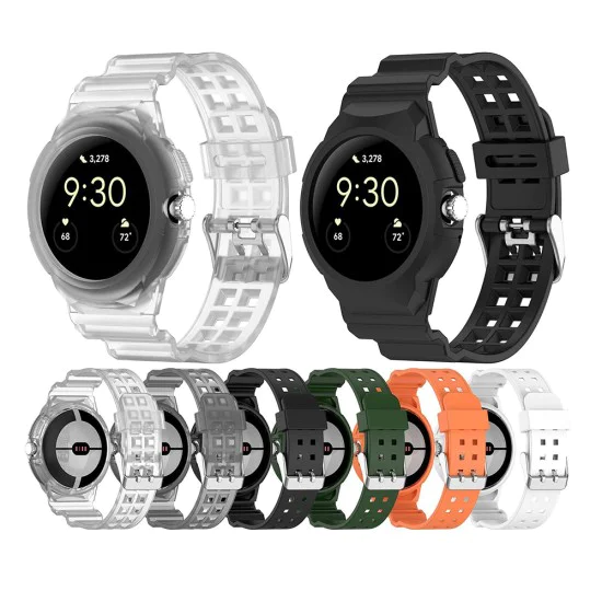 Каишка за Google Pixel Watch / Watch 2 / Watch 3 41 mm - Каишка за часовник (W065) - Черна