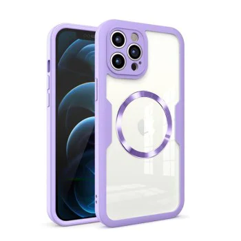 Калъф за iPhone 12 Pro Max + калъф - ColorVerse MagSafe 360 ​​Series MagSafe ColorVerse - лилав
