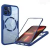 Калъф за iPhone 13 Pro + Протектор - ColorVerse 360 ​​MagSafe MagSafe Series - син
