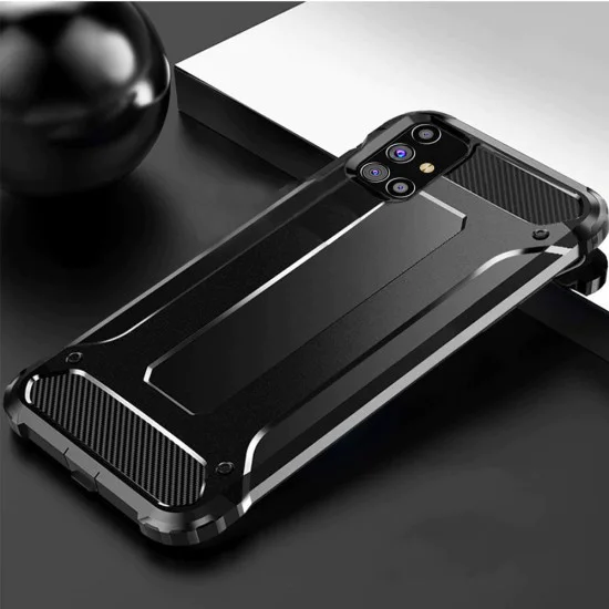 Калъф за Samsung Galaxy M51 - Hybrid Armor - Techsuit - Черен