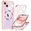 Калъф за iPhone 14 + калъф - ColorVerse 360 ​​MagSafe MagSafe Series - розов
