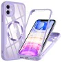 Калъф за iPhone 11 + калъф - ColorVerse 360 ​​MagSafe MagSafe Series - лилав