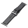 Каишка за Apple Watch 1/2/3/3/4/4/5/5/5/6/6/7/8/7/8/9/10/SE/SE/SE 2/Ultra/Ultra 2 ( 42/44/44/45/46/49 mm) - Ringke Leather One Basic Bold - Черен