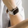 Каишка за Apple Watch 1/2/3/3/4/4/5/5/5/6/6/7/8/7/8/9/10/SE/SE/SE 2/Ultra/Ultra 2 ( 42/44/44/45/46/49 mm) - Ringke Leather One Basic Bold - Черен