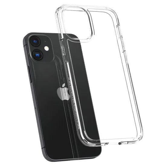 Калъф за iPhone 12 / iPhone 12 Pro - Spigen - Ultra Hybrid - Crystal Clear