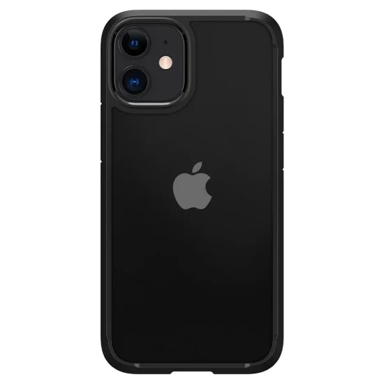 Калъф за iPhone 12 / iPhone 12 Pro - Spigen - Ultra Hybrid - Matte Black