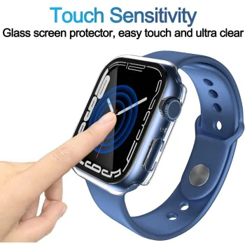 Калъф за Apple Watch 7 (45 мм) + калъф - Defense360 Pro - прозрачен