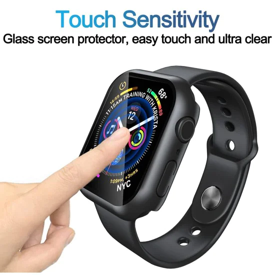 Калъф за Apple Watch 7 (41mm) + Калъф - Defense360 Pro - Черен