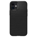 Калъф за iPhone 12 / iPhone 12 Pro - Spigen Liquid Air - Matte Black