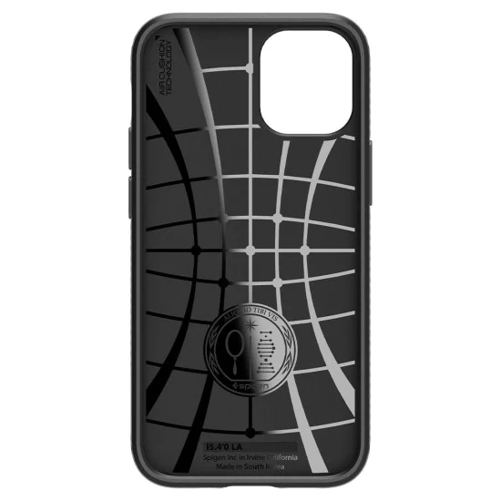 Калъф за iPhone 12 / iPhone 12 Pro - Spigen Liquid Air - Matte Black
