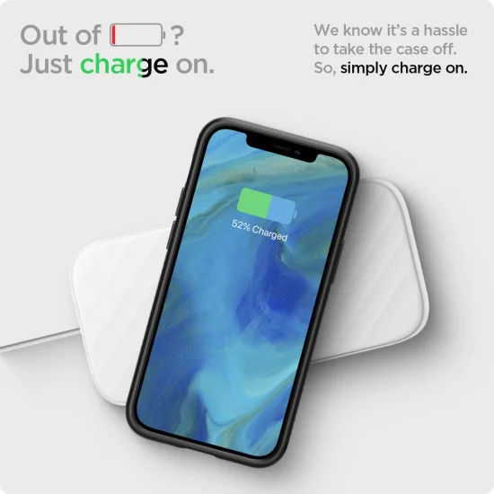 Калъф за iPhone 12 / iPhone 12 Pro - Spigen Liquid Air - Matte Black