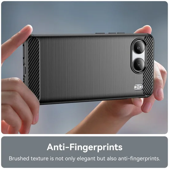 Калъф за OnePlus Nord 4 - Carbon Silicone - Черен