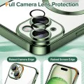 Калъф за iPhone 16 - Luxury Crystal MagSafe - Light Green